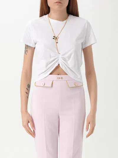 ELISABETTA FRANCHI T-SHIRT ELISABETTA FRANCHI WOMAN COLOR WHITE,G63386001