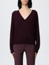 Elisabetta Franchi Sweater  Woman Color Wine In Brown