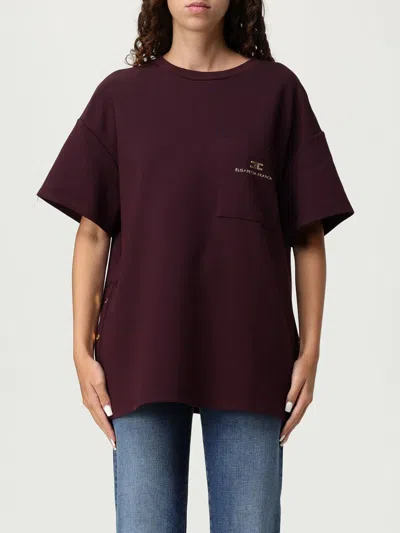 Elisabetta Franchi Sweater  Woman Color Wine In Purple