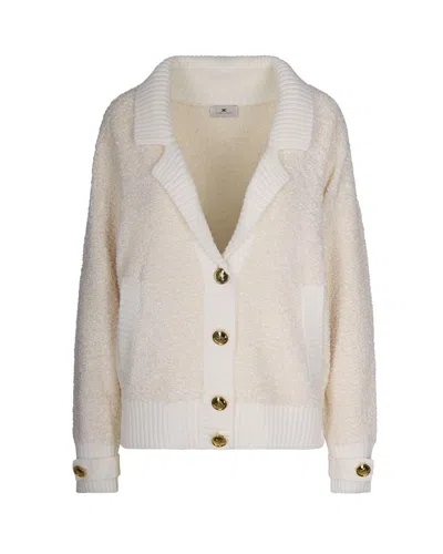 Elisabetta Franchi Sweater In White