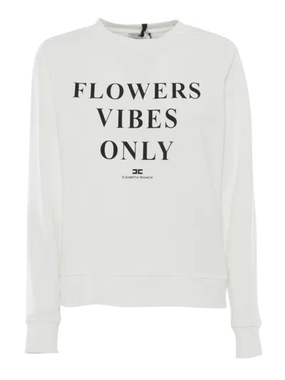 Elisabetta Franchi Sweater In White