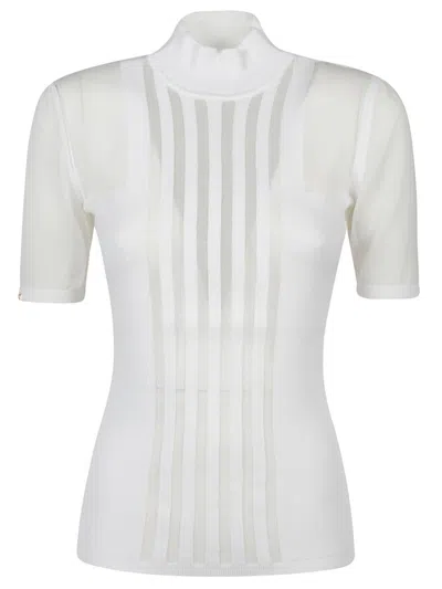 Elisabetta Franchi Sweater In White