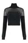 Elisabetta Franchi Sweater With Logo Jewelry In Black