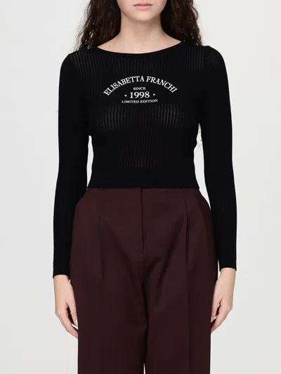 Elisabetta Franchi Sweater Woman  In Black