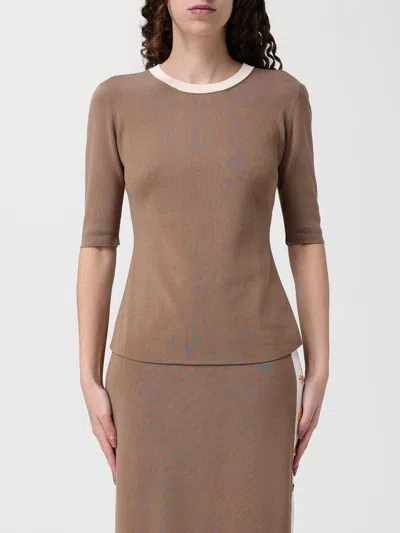 Elisabetta Franchi Sweater Woman  In Brown