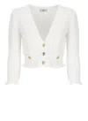 Elisabetta Franchi Viscose Sweater In White