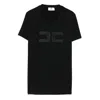 Elisabetta Franchi Logo-embroidered T-shirt