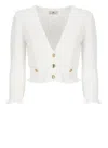 Elisabetta Franchi Viscose Sweater In Beige