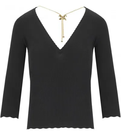 Elisabetta Franchi Sweaters In Black