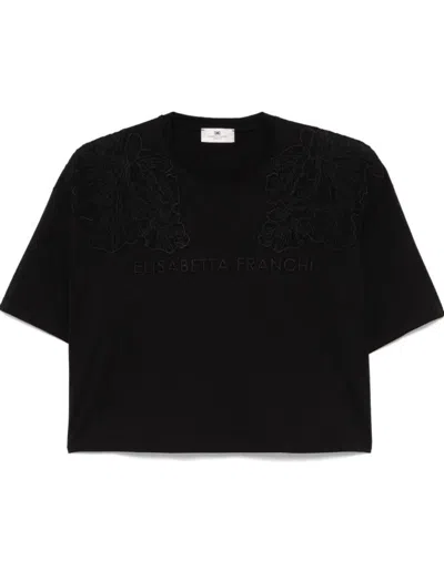 Elisabetta Franchi Sweaters In Black