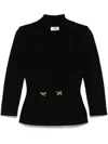 Elisabetta Franchi Sweater In Black