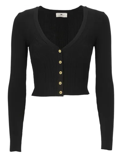 Elisabetta Franchi Sweaters In Black