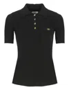 Elisabetta Franchi T-shirts And Polos In Black
