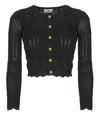 Elisabetta Franchi Viscose Sweater In Black