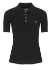 Elisabetta Franchi T-shirts And Polos In Black