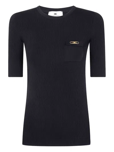 Elisabetta Franchi Sweaters In Black