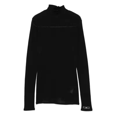 Elisabetta Franchi Sweaters In Black