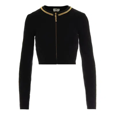 ELISABETTA FRANCHI SWEATERS BLACK