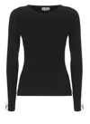 Elisabetta Franchi Suéter Cuello Redondo - Negro In Black
