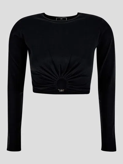 Elisabetta Franchi Sweaters In Black