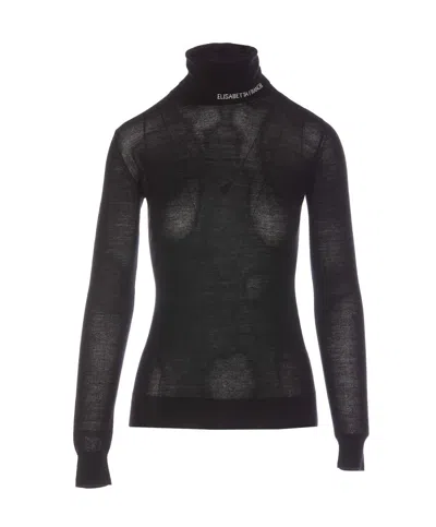 Elisabetta Franchi Sweaters In Black