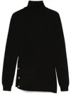 Elisabetta Franchi Roll-neck Sweater In Black