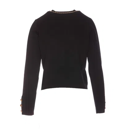 Elisabetta Franchi Sweaters In Black