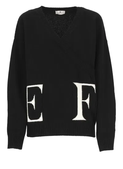 Elisabetta Franchi Sweaters In Black
