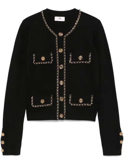 Elisabetta Franchi Sweaters In Black