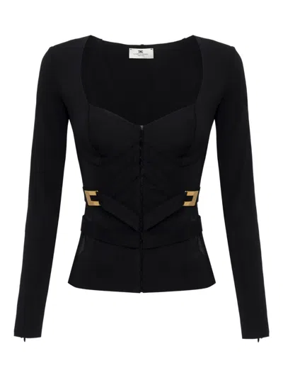 ELISABETTA FRANCHI ELISABETTA FRANCHI SWEATERS BLACK
