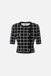 Elisabetta Franchi Sweaters In Black + Butter