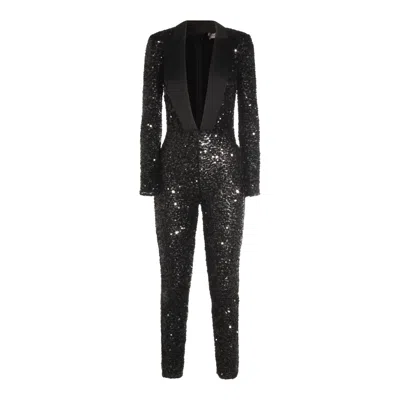 ELISABETTA FRANCHI SWEATERS BLACKS AND GREYS