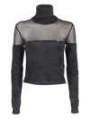 Elisabetta Franchi Sweaters Blacks And Greys In Black