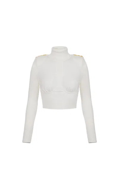 Elisabetta Franchi Sweaters In Blue