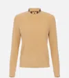Elisabetta Franchi Jersey With Jewel Strap In Neutral