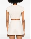 Elisabetta Franchi Viscose Skirt In Burro