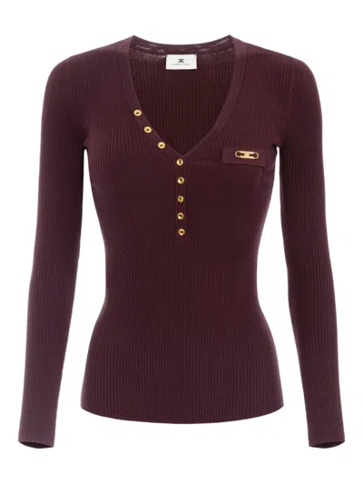 ELISABETTA FRANCHI ELISABETTA FRANCHI SWEATERS RED