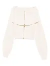 Elisabetta Franchi Sweaters In White