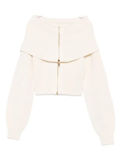 Elisabetta Franchi Sweaters In White