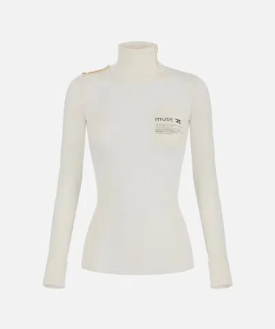 Elisabetta Franchi Sweaters In White