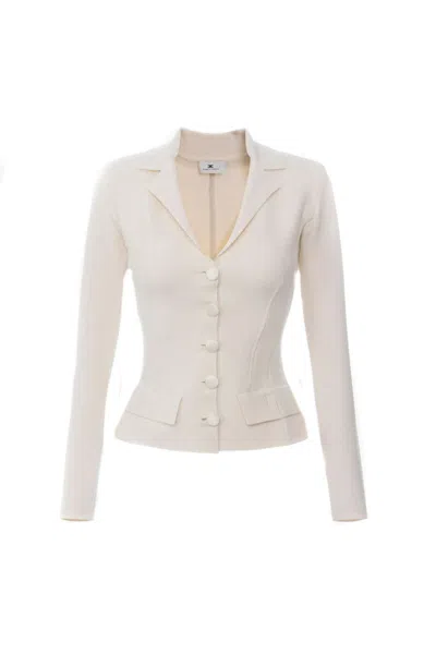 Elisabetta Franchi Sweaters In White