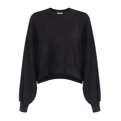 Elisabetta Franchi Sweatshirt In Black