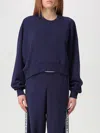 Elisabetta Franchi Sweatshirt  Woman Color Blue In Blue