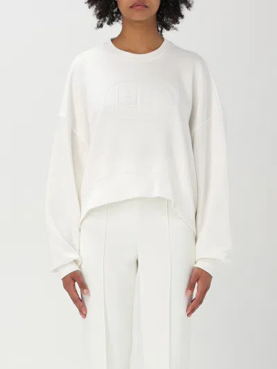 Elisabetta Franchi Sweatshirt  Woman Color Ivory