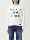 Elisabetta Franchi Sweatshirt  Woman Color White In White