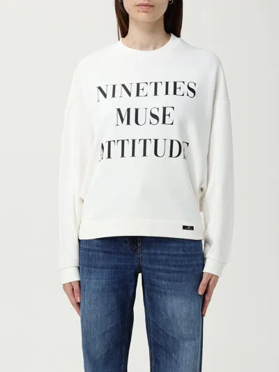 Elisabetta Franchi Sweatshirt  Woman Color White