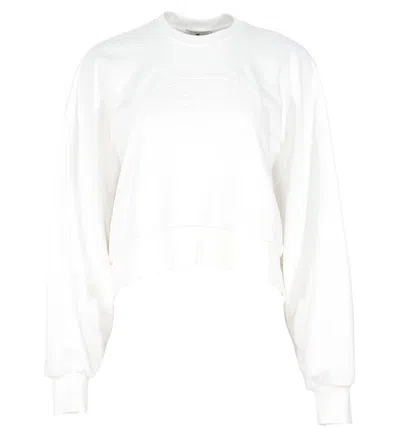 Elisabetta Franchi Sweatshirt With Logo In White