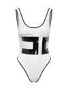 Elisabetta Franchi Logo Maxi One-piece Swimsuit