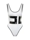 Elisabetta Franchi Logo Maxi One-piece Swimsuit