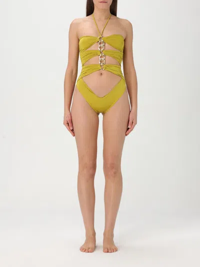 ELISABETTA FRANCHI SWIMSUIT ELISABETTA FRANCHI WOMAN COLOR GREEN,G59323012